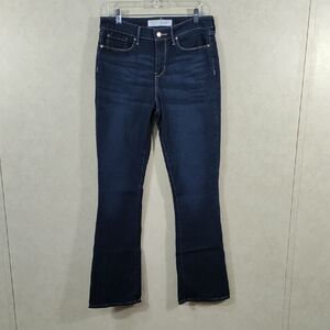 05099 Levi's Signature dark wash Boot Cut Jeans 12 Long